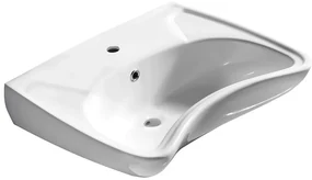 Isvea Isvea, HANDICAP keramické umývadlo pre telesne postihnutých, 59,5x45,6cm, biela (3001), 10TP60060