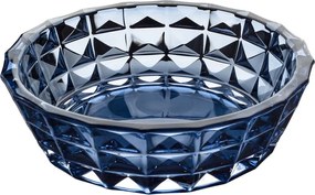 KRIŠTÁĽOVÁ MISKA BOHEMIA DIAMOND SMOKEY BLUE 325 MM