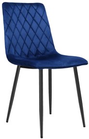 Jedálenská stolička DEXTER zamatová, granátová