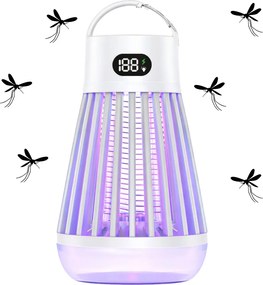 Lean Elektrická lampa na komáre s UV svetlom - biela