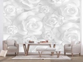 Manufakturer -  Tapeta 3D White roses