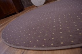 Okrúhly koberec AKTUA Breny hnedý