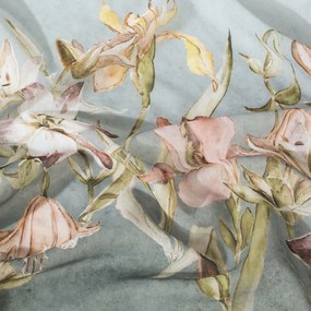 ZÁVES NA KRÚŽKOCH PAMELA 140X250 CM VZOROVANÁ