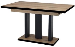 Rozkladací stôl Appia Black 210 dub evoke