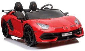 LEAN CARS ELEKTRICKÉ AUTÍČKO - Lamborghini Aventador SX2028 - červené - 2x45W MOTOR - 2x12V7Ah BATÉRIA -2021