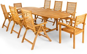 Doppler TAMAN LEVERTON FSC®, rozkladací stôl 240/300, 6+2+1