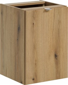 Comad Doplnková kúpeľňová skrinka nízka s košom na prádlo Nova Oak 40 dub coast evoke