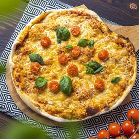 Haushalt international Bambusová doska na krájanie pizze