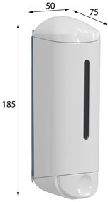 MARPLAST MARPLAST, SHOWER MEDIUM dávkovač tekutého mydla 250ml, biela, A94701