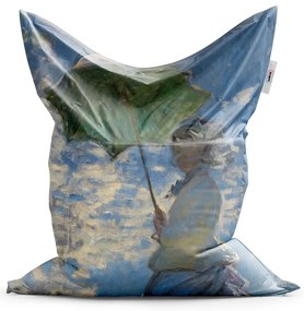 Sablio Sedací vak Dáma so slnečníkom - Claude Monet - 150x100 cm