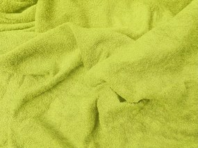 Froté plachta PREMIUM limetkové 140x200 cm