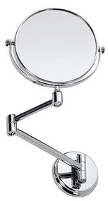 Kozmetické zrkadlo 18,5x26 cm strieborné