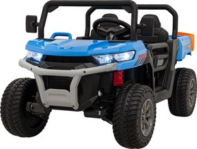 Ramiz Detské autíčko Pick-Up Speed 900 Modrá + pohon 4x4 + pohyblivá lyžica + nosič batožiny + diaľkové ovládanie + lopata + LED audio