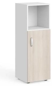 Stredná skriňa Manager 39,9 x 42,2 x 119,5 cm, pravá, agát svetlý / biela