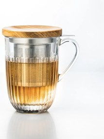 Sklenený hrnček so sitkom 280 ml Ouessant – La Rochére