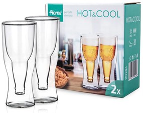 4Home Termo pohár na pivo Hot&Cool 370 ml, 2 ks