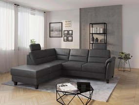 XXXLutz ROHOVÁ SEDAČKA, textil, antracitová Sit & More - Sedačky - 000144019767