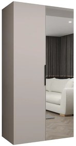 Skriňa Marbella II 100 kašmír/čierna