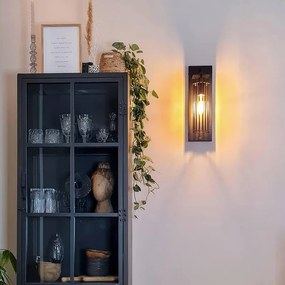 Moderná nástenná lampa čierna - Balenco Wazo