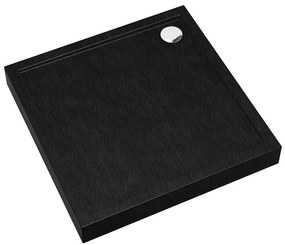Vanička štvorcová Black Stone 80x80x12 Espera Plus AQM4630CST