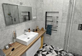 Sapho Sapho, SLICE Sušiak uterákov 520x790mm, čierna matná, SN883