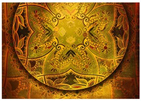 Artgeist Fototapeta - Mandala: Golden Poem Veľkosť: 98x70, Verzia: Samolepiaca