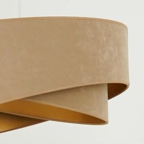 Brilagi - LED Luster na lanku LYRA 1xE27/15W/230V hnedá/zlatá