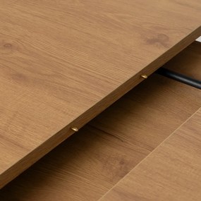 Okrúhly rozkladací jedálenský stôl s prídavnou doskou ø 120 cm Rocía – Ixia