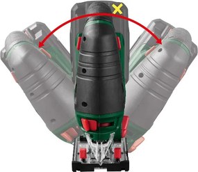 Parkside®  Aku priamočiara píla 20 V Pstda 20-Li C3 + Akumulátor 20 V/2 Ah + Nabíjačka 20 V/2,4 A  (800012078)