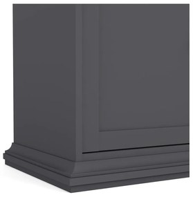 Sivá nízka komoda 144x92 cm Paris – Tvilum