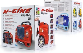 Auto s motorom N-GINE zelené