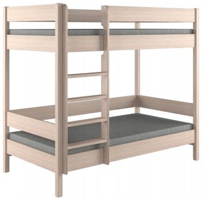 LU Diego Pred poschodová posteľ - dub bielený Rozmer: 200x90