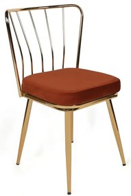 Sada jedálenských stoličiek Yildiz Tile Red, 4 ks