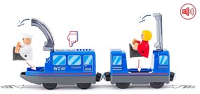 Woody Elektrická mašinka s vagónom
