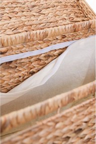 Truhla BIG, šírka 90 cm, vodný hyacint, natur