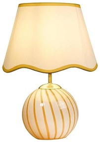 Searchlight EU99410YL - Stolová lampa CELINE 1xE14/60W/230V