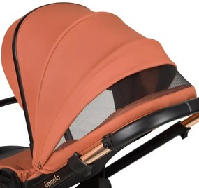 Lionelo - Kombinovaný kočík 3v1 LAYLA Hnedo-rezavá