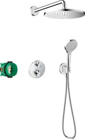 Hansgrohe Croma, sprchový systém 280 1jet s termostatom Ecostat S, chrómová, HAN-27954000