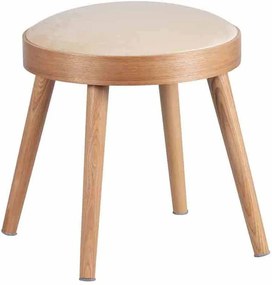 Stolička a odkladací stolík Laurie prírodná 38 × 38 × 38 cm