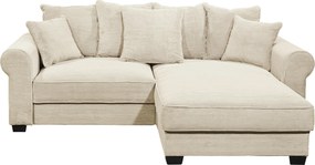 XXXLutz ROHOVÁ SEDAČKA, textil, krémová MID.YOU - Sedačky - 002220047302