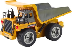 Huina Diaľkovo ovládaný RC sklápač žltý 9-CH 1:18