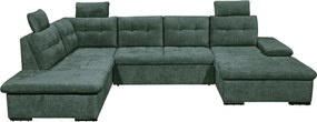 XXXLutz SEDACIA SÚPRAVA, textil, tmavozelená Livetastic - Sedačky - 002220057608