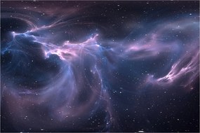 Obraz - Vesmírna hmlovina (90x60 cm)