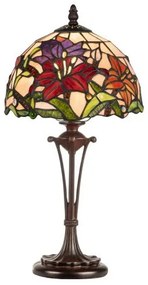 Tiffany stolová lampa ORCHIDEA 47*Ø23 1*E27