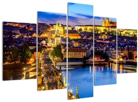 Obraz - Karlov most, Praha, Česká Republika (150x105 cm)