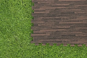 Bestway Penová podložka k záhradnému bazénu Imitácia dreva 12 ks 50x50cm 58712