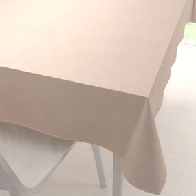 Biante Veľký zamatový obdĺžnikový obrus Velvet Premium SVP-020 Béžový 180x220 cm