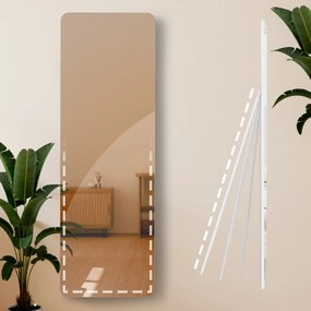 Zrkadlo Gurnee 150x50 cm - biele matné