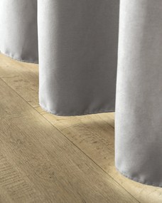 Záves na riasiacu pásku sivý zamatova 140 x 280 cm 1 ks.