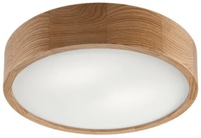 RUEL Stropné moderné osvetlenie, 2xE27, 60W, 37cm, okrúhle, hnedé